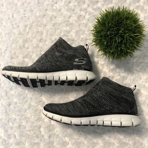 Skechers Dual-Lite Ankle Memory Foam Shoes sz 6